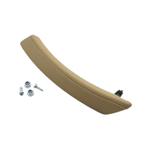 YELEMEABHB Autoinnenausstattung Armlehne Türgriff Fensterverkleidung Zuggriffabdeckung Verkleidung Ersatz Passend for BMW 5er E60 E61 2006-2010 Türinnengriff(Front Right-Beige) von YELEMEABHB