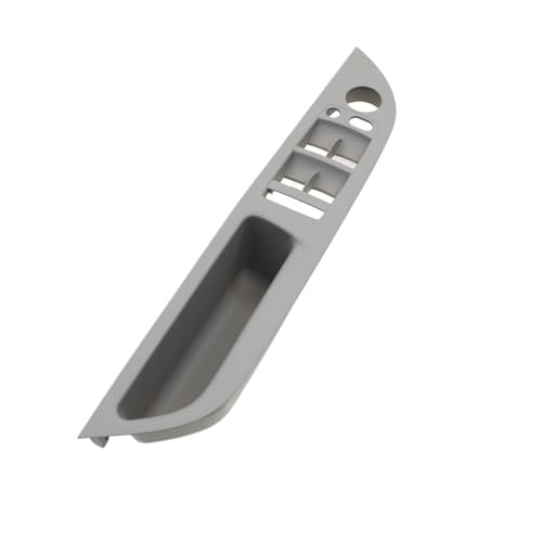 YELEMEABHB Autoinnenausstattung Armlehne Türgriff Fensterverkleidung Zuggriffabdeckung Verkleidung Ersatz Passend for BMW 5er E60 E61 2006-2010 Türinnengriff(LHD Driver-Gray) von YELEMEABHB
