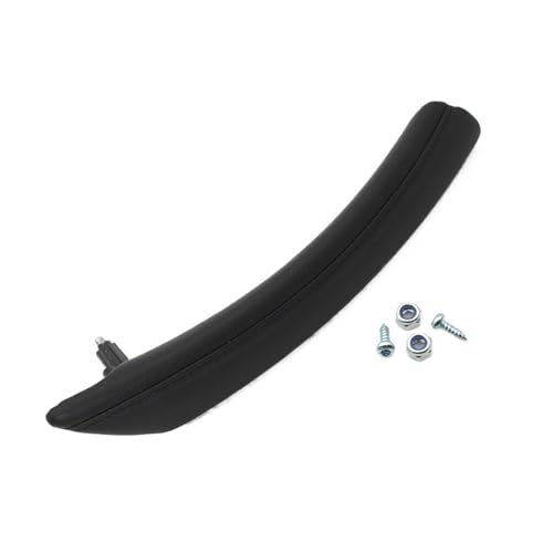 YELEMEABHB Autoinnenausstattung Armlehne Türgriff Fensterverkleidung Zuggriffabdeckung Verkleidung Ersatz Passend for BMW 5er E60 E61 2006-2010 Türinnengriff(Rear Left-Black) von YELEMEABHB