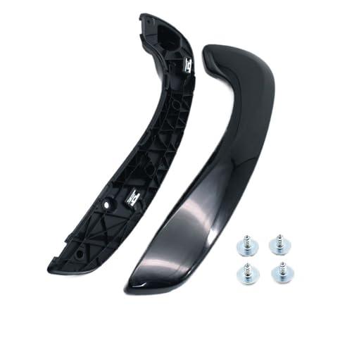 YELEMEABHB Innenausstattung Auto Vorne Links Rechts Innentürgriff Haltegriff-Kit Fit for Renault Megane 3 MK3 Fluence 2008-2016 809540001R 809600007R Türinnengriff(Piano Black-L) von YELEMEABHB