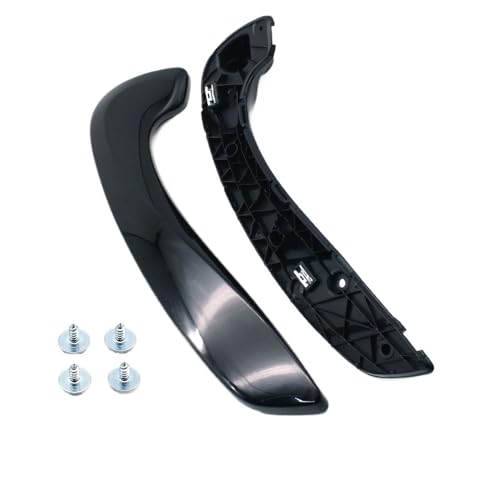 YELEMEABHB Innenausstattung Auto Vorne Links Rechts Innentürgriff Haltegriff-Kit Fit for Renault Megane 3 MK3 Fluence 2008-2016 809540001R 809600007R Türinnengriff(Piano Black-R) von YELEMEABHB