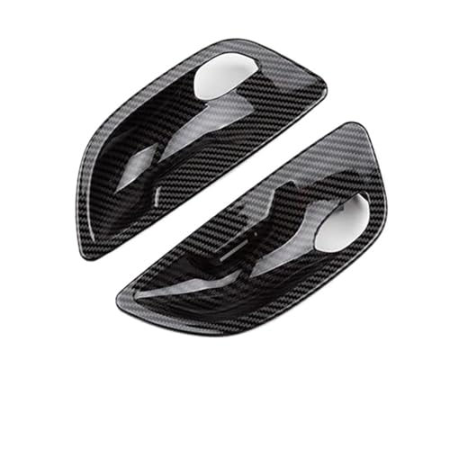 YELEMEABHB Passend for BMW 5 Series F10 2013–2018 2011–2016 LHD RHD Autotür-Innengriffschalen-Abdeckungsverkleidung Ersatz Türinnengriff(2 pcs Carbon Fiber) von YELEMEABHB