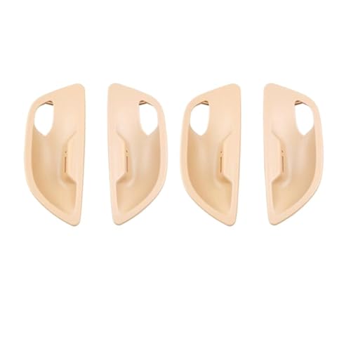YELEMEABHB Passend for BMW 5 Series F10 2013–2018 2011–2016 LHD RHD Autotür-Innengriffschalen-Abdeckungsverkleidung Ersatz Türinnengriff(4 pcs Beige) von YELEMEABHB