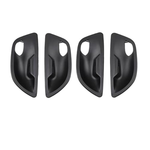 YELEMEABHB Passend for BMW 5 Series F10 2013–2018 2011–2016 LHD RHD Autotür-Innengriffschalen-Abdeckungsverkleidung Ersatz Türinnengriff(4 pcs Black) von YELEMEABHB