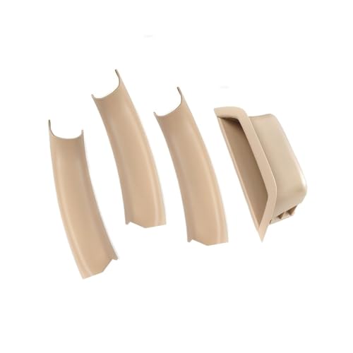 YELEMEABHB Passend for BMW X3 X4 F25 F26 2010 2011 2012 2013 2014 2015 2016 2017 Carbon Textur Auto Innentür Pull Griff Panel Trim Cover Türinnengriff(LHD Beige) von YELEMEABHB