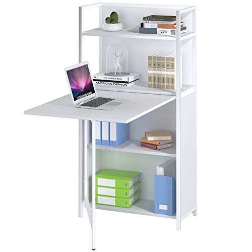 yelloo Modell Compact Schreibtisch weiß für Computer Schrank Büro Schlafzimmer von yelloo