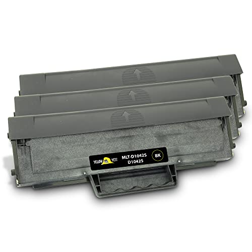 YELLOW YETI MLT-D1042S Tonerkartusche Kompatibel mit Samsung ML-1660 ML-1661 ML-1665 ML-1666 ML-1670 ML-1675 ML-1860 ML-1865 SCX-3200 SCX-3205 SCX-3205W Schwarz, 3 Stück von YELLOW YETI