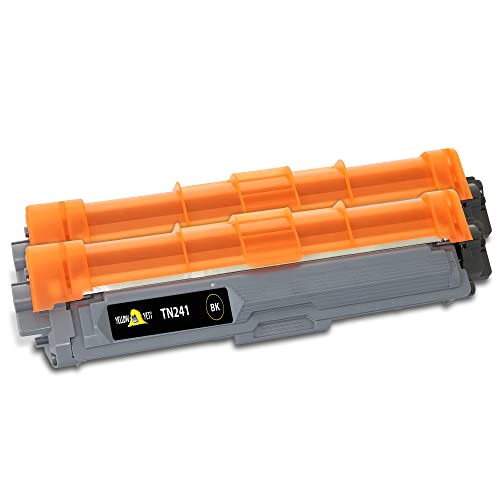 YELLOW YETI TN 241 242 Tonerkartusche Kompatibel mit DCP-9015CDW DCP-9022CDW HL-3140CW HL-3150CDW HL-3170CDW MFC-9142CDN MFC-9330CDW MFC-9332CDW MFC-9340CDW MFC-9342CDW Schwarz, 2 Stück von YELLOW YETI