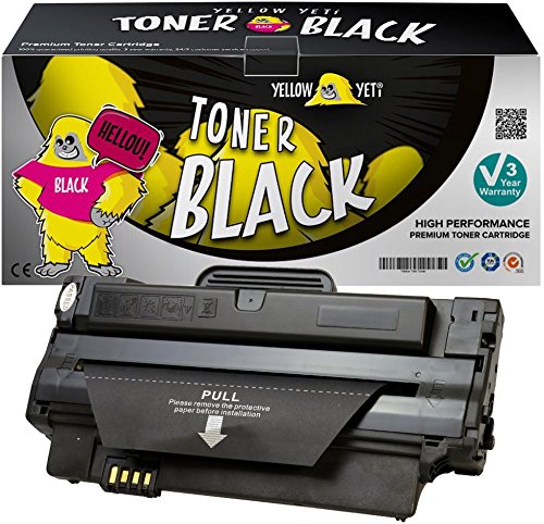 YELLOW YETI MLT-D1052L (2.500 Seiten) Premium Toner kompatibel für Samsung ML-1910 ML-1915 ML-2525 ML-2525W ML-2540 ML-2545 SCX-4600 SCX-4623F SCX-4623FN SCX-4623FW SF-650 [3 Jahre Garantie] von YELLOW YETI