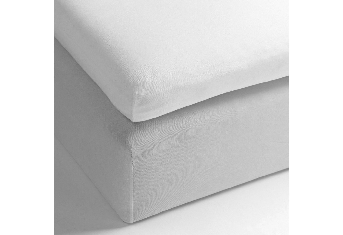 YELLOW Spannbettlaken Percale Topper, Perkal, Gummizug: an den Ecken, (1 Stück), Laken aus 100% Baumwolle, hochwertige Perkal, Betttuch ab 90x200 von YELLOW