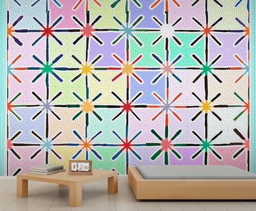 Geometrie Wandbilder Cartoon Farbige Geometrie Tapete Wandbilder Abstrakte Blume Geometrische Wandbilder Moderne Geometrische Kunst Sofa Hintergrund Tapete Für Wohnzimmer Schlafzimmer-350x256cm Geometrie Wandbilder Cartoon Farbige Geometrie Tapete Wandbilder Abstrakte Blume Geometrische Wandbilder Moderne Geometrische Kunst Sofa Hintergrund Tapete Für Wohnzimmer Schlafzimmer-350x256cm von YEMYOR