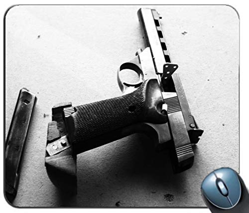 - Gemeinsame Gaming Mouse pad, Pistole auf dem Tisch - Muster Anpassung rechteck - Mousepad Gaming Mouse pad von YENDOSTEEN