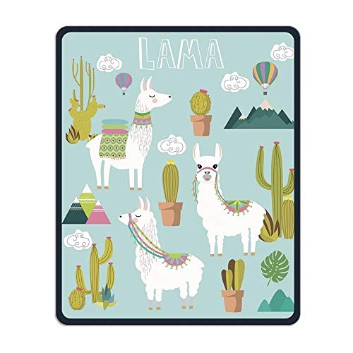 Präzise naht und dauerhaften lama kakteen maßgeschneiderte einzigartige Mousepad Wasserdichten Office Spiel Forschung Mousepad Anti - rutsch - Mousepad von YENDOSTEEN
