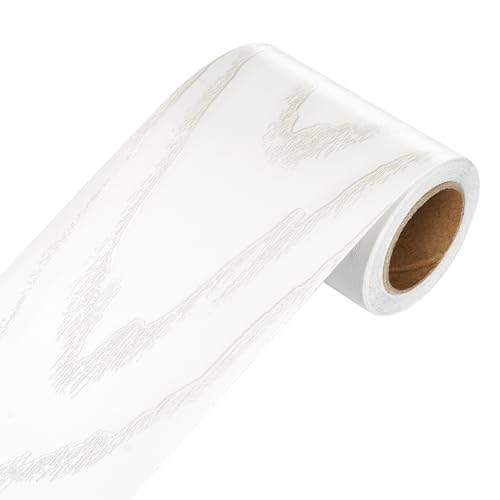 YENHOME 7.6×1500cm Tapetenbordüre in Holzoptik Weiß Bordüre Selbstklebend Weiß Spiegel Rahmen Trim Reparatur-Klebeband Holztapete Tapete Bordüre Selbstklebend für Flur Decke Ecke Linie YENHOME 7.6×1500cm Tapetenbordüre in Holzoptik Weiß Bordüre Selbstklebend Weiß Spiegel Rahmen Trim Reparatur-Klebeband Holztapete Tapete Bordüre Selbstklebend für Flur Decke Ecke Linie von YENHOME