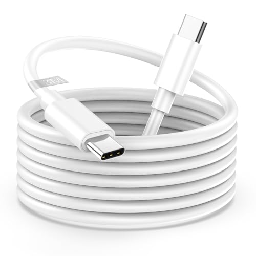 iPhone 15 16e Ladekabel 3M, 60W USB C auf USB C Kabel iPhone Ladekabel USBC Schnellladekabel 3M Lang Kabel Typ C auf Typ C Ladekabel für Apple iPhone 15 16 Pro Max/Plus/16e/15,iPad Pro/Air 5th/ 4th iPhone 15 16e Ladekabel 3M, 60W USB C auf USB C Kabel iPhone Ladekabel USBC Schnellladekabel 3M Lang Kabel Typ C auf Typ C Ladekabel für Apple iPhone 15 16 Pro Max/Plus/16e/15,iPad Pro/Air 5th/ 4th von YEONPHOM