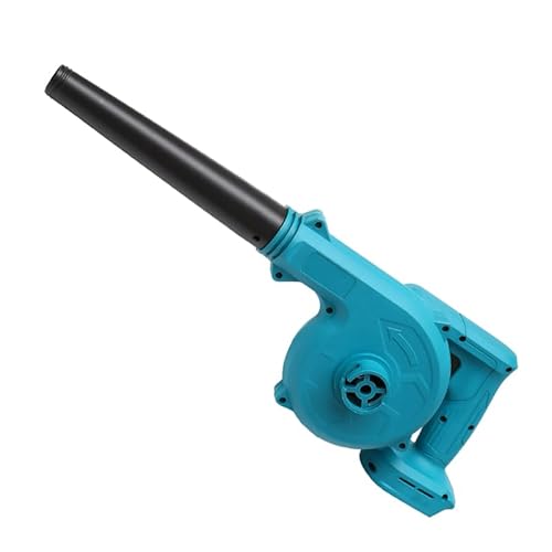 Laubbläser, 18 V, kabellos, 2 in 1, elektrisch, tragbar, Staubsauger für Garten, Rasenpflege, leicht, kleiner Laubbläser für Auto (ohne Akku) von YEOOIYCW