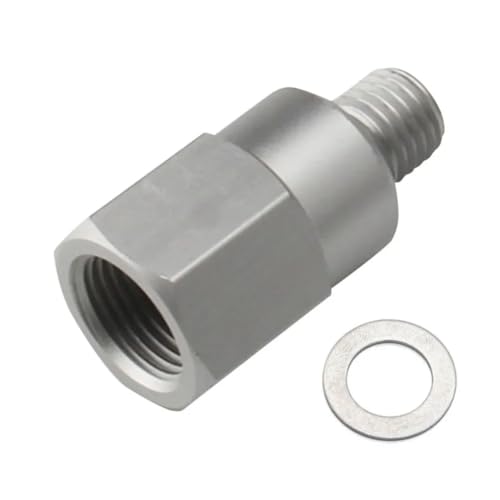 1PC Öl Druck Adapter Fitting M12x 1,5 zu 1/8 NPT for LS Swap Gauge Sensor Adapter M16x 1,5 zu 1/8 NPT M12x 1,5 zu 3/8 Verbinden(M12 Male to 3 8NPT) von YEPENG