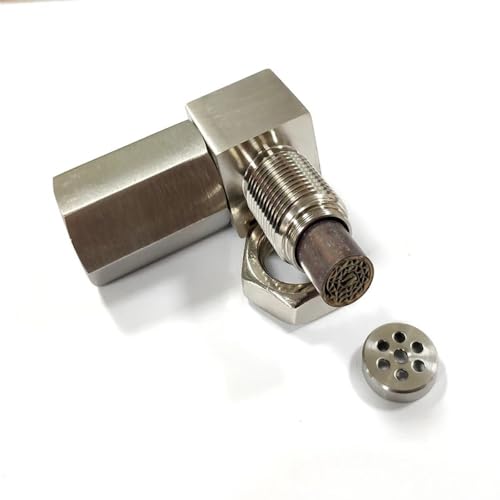 Abgaskatalysator-Abstandshalter for hinteren Sauerstoffsensor, 90-Grad-Mini-Katalysator, Lambda-O2-Adapter, CEL-Fix, M18 x 1,5, universell von YEPENG