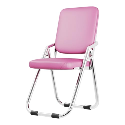 YEQING Klappstuhl Gepolstert, Campingstuhl Faltbar, Klappbare Esszimmerstühle für Abendessen, Partys, Hochzeiten, Schulen, Konferenzen und Schulungen(Purple) von YEQING