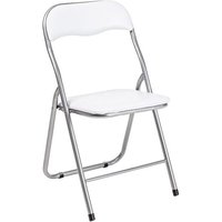 Yes Everyday - Klappstühle gepolstert 'Joy', Stahlgestell, platzsparend, modernes Design 6 Stück. -Weiss Yes Everyday - Klappstühle gepolstert 'Joy', Stahlgestell, platzsparend, modernes Design 6 Stück. -Weiss von YES EVERYDAY