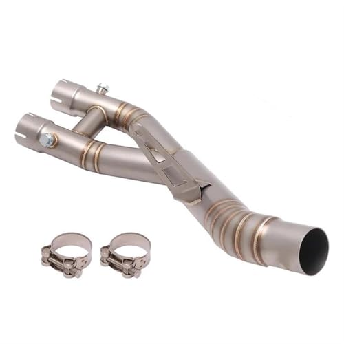 Abgassystem Motorradauspuffanlage Mittelrohranschluss Original-Schalldämpfer Zum Aufstecken Für Y&amaha YZF-R1 R1 R1M MT10 MT-10 2015-2022 von YESKIT