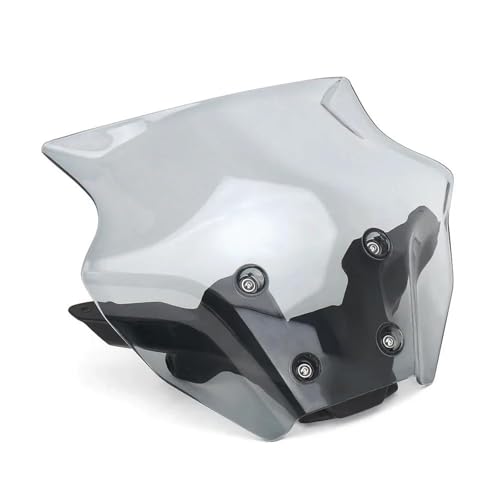 Motorrad Windschutzscheibe Frontscheibe Windabweiser Verkleidung Niedrigeren Für Y&amaha MT09 MT 09 MT-09 SP 2024 2025(Smoky Set) von YESKIT