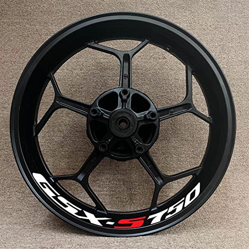 YESKIT Modifizierte dekorative Aufkleber Motorrad Reifen Felge Aufkleber Radfolie Rand Aufkleber Für Suzuki Gsxs750 Gsx-s 750 R750 Gsxr 750 S 750s (Color : 3) von YESKIT