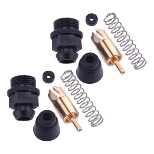 YESKIT Reparatursatz für Kraftstoffleitungen 2 Sets Motorrad-Vergaser-Starter-Choke-Plunger-Kits Für Mikuni TM36 TM40 HS40 HSR Federführung 640-12001 von YESKIT