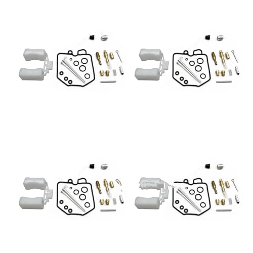 YESKIT Reparatursatz für Kraftstoffleitungen Motorrad Vergaser Reparatursatz Nadelventil Dichtung Luftschraube Mit Fot Für CB900C CB900F CB1000C CB900 CB1000 CF(4sets E) von YESKIT