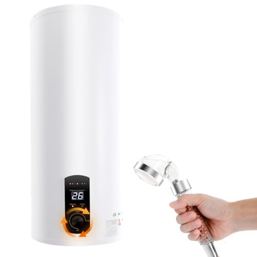 100L Elektrischer Warmwasserboiler Vertikaler Wasserboiler Speicherbehälter Elektrischer Warmwasserboiler 2000W Speicherbehälter Mit LED Bildschirm 100L Elektrischer Warmwasserboiler Vertikaler Wasserboiler Speicherbehälter Elektrischer Warmwasserboiler 2000W Speicherbehälter Mit LED Bildschirm von YESTAIM