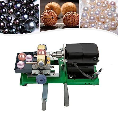 Bohrmaschine Für Grüne Runde Perlen Bohrwerkzeug Einschließlich Spindelschraubstock Manuelle Mit Mikroröhren Rutschfester Boden Geschwindigkeit Einstellbar Bohrmaschine Für Grüne Runde Perlen Bohrwerkzeug Einschließlich Spindelschraubstock Manuelle Mit Mikroröhren Rutschfester Boden Geschwindigkeit Einstellbar von YESTAIM