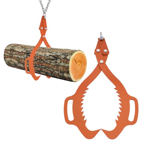 Handpackzange Zur Holzbearbeitung Klaue Haken Maulöffnung 0-63.5cm Forstzange Heavy Duty Greifer Holz Kralle Für Baumstämme Tragfähigkeit: 1000kg Holzzange Hebezange Packzange Handpackzange Zur Holzbearbeitung Klaue Haken Maulöffnung 0-63.5cm Forstzange Heavy Duty Greifer Holz Kralle Für Baumstämme Tragfähigkeit: 1000kg Holzzange Hebezange Packzange von YESTAIM