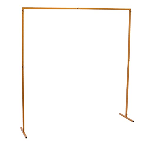 Hochzeit Square Tube Stand Metall Stand Ballon Bogen Stand Bogen Hochzeit Bogen Hintergrund Stand 2 * 2m Gelb Bankett Geburtstag Party Dekoration von YESTAIM