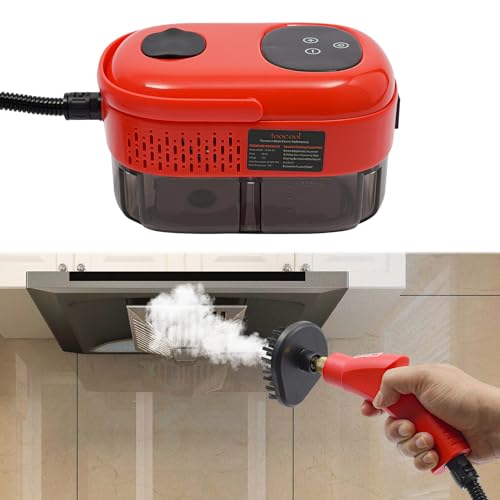 Mehrzweck Dampfreiniger 2500W Handgerät Steam Cleaner Mehrzweckdampfer Mit 6 Geschwindigkeiten Einstellbar Und Mehrere Bürsten 1.1L Großem Wassertank Für Alles Küchenmöbel Boden Badezimmer von YESTAIM
