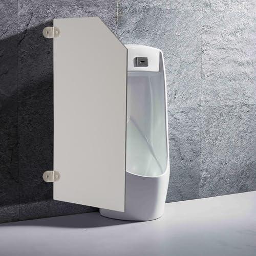 YESTAIM Urinal Trennwand Toilettenabtrennung, Wandmontage Mnner Toilette Urinal WC Sichtschutz Urinwand Duschabtrennung Fenster Duschtren Wnde Kinos, Einkaufszentren (Abgeschrgter Winkel) von YESTAIM