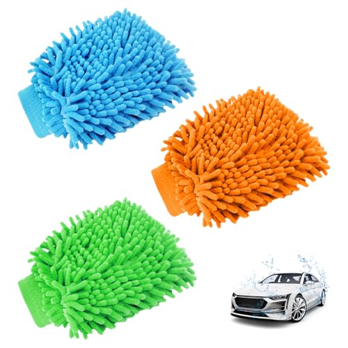3 Stück Waschhandschuh Auto Weiche Chenille Autowaschhandschuh Mikrofaser Handschuh Zottel-Waschhandschuh Auto Waschhandschuh Für Autopflege Dauerhaft Auto Waschhandschuh Für Die Autoreinigung 3 Stück Waschhandschuh Auto Weiche Chenille Autowaschhandschuh Mikrofaser Handschuh Zottel-Waschhandschuh Auto Waschhandschuh Für Autopflege Dauerhaft Auto Waschhandschuh Für Die Autoreinigung von YESTARTDS