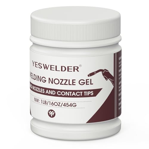 YESWELDER Schweißdüsen-Gel für MIG-Schweißen, Anti-Spritzer-Dip-Gel für MIG-Fackel und Kontaktspitzen, 473 ml von YESWELDER