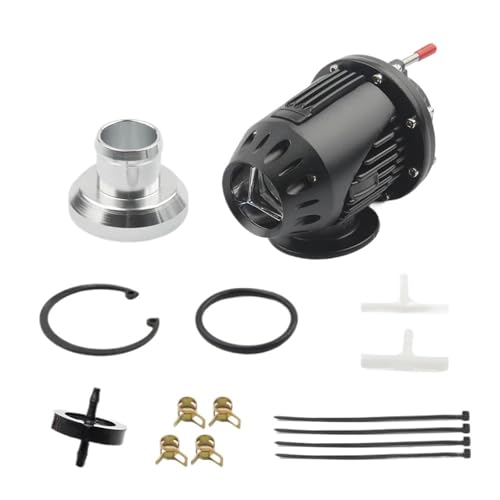 Blow Off Ventil,Blow Pop Off Ventil Universelles Aluminium-Turbo-Abblaseventil (BOV)(Black) von YETGFBH