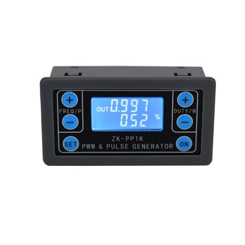 Labornetzteil Regelbar,Labor Netzteil Dual-Mode-LCD-Signalgenerator, 1-Kanal, 1 Hz – 150 kHz, Pulsfrequenz, Arbeitszyklus, einstellbarer Rechteckwellengenerator von YETGFBH