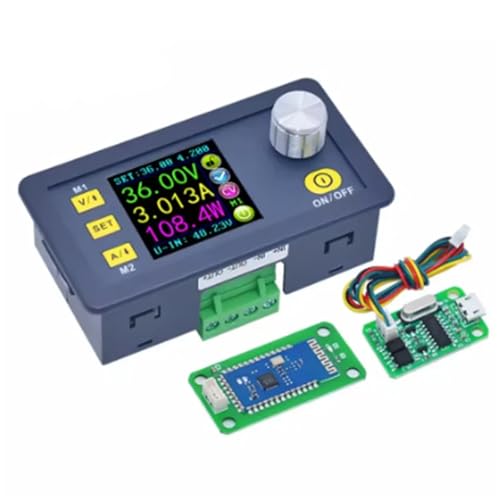Labornetzteil Regelbar,Labor Netzteil Kommunikation Konstante DC - Spannung Strom Abwärtsstromversorgungsmodul Spannungswandler Voltmeter 50V 5A(DPS5005 USB BT) von YETGFBH