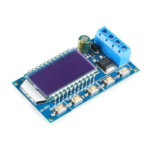 Labornetzteil Regelbar,Labor Netzteil ZK-PP2K Signalgenerator 8A Treibermodul for Motor/Lampe Dualmodus LCD Pulsfrequenz Arbeitszyklus Einstellbares Modul(ZK-PP2) von YETGFBH