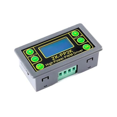 Labornetzteil Regelbar,Labor Netzteil ZK-PP2K Signalgenerator 8A Treibermodul for Motor/Lampe Dualmodus LCD Pulsfrequenz Arbeitszyklus Einstellbares Modul(ZK-PP2K) von YETGFBH
