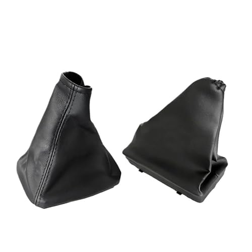 Schaltknauf,Shift Knob Auto MT 5 Geschwindigkeit Schaltknauf Mit Gamasche Boot Abdeckung Handbremse Fall Passend Für OPEL(HandBrake and Boot) von YETGFBH