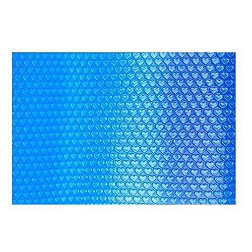 YETGFBH Abdeckplane Pool,Poolabdeckung Herz-Blase-Schwimmbadabdeckung UV. Protection Pool Cove Easy Set Monochrome Cover zum Swimmingpool(Rectangle 260x160cm) von YETGFBH