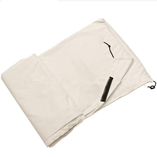 YETGFBH Abdeckplane Pool,Poolabdeckung Pool-Rolldeckel. S/M L XL Freiluftschwimmbad Roll Cover wasserdichte Beschützer Für Den Außenraum Mit Schwerer Garten-Pool-Roll-Abdeckung(White) von YETGFBH