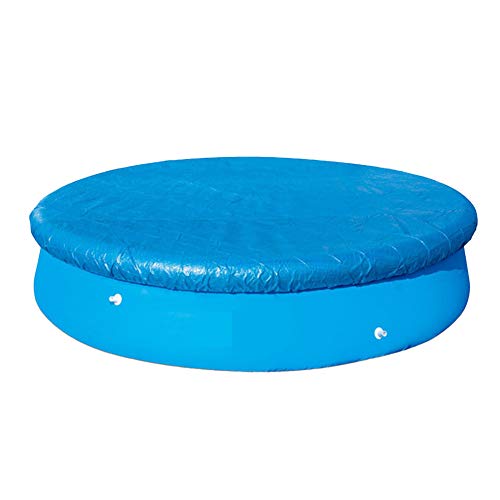 YETGFBH Abdeckplane Pool,Poolabdeckung Poolabdeckung Schwimmen Runder Wasserdichtes Schwimmbad Tuch Mit Seil Plane UV. Resistent MAT Home Pool Accessor(366cmround) von YETGFBH