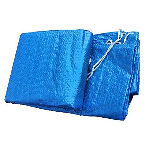 YETGFBH Abdeckplane Pool,Poolabdeckung Schwimmbadabdeckung Geeignete Quadratische Pools wasserdichte Regenschutzabdeckung Plane Mit Verschleißfestem Seil(Rectangle 290 210cm) von YETGFBH