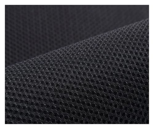 YETGFBH Lautsprecher Stoff,Akustikstoff 160x4 5cm/160x200cm Lautsprecher Mesh Tuch Staubdicht Schalldichte Netz Abdeckung Stereo Stoff Radio Akustische Filter Schutz(4 Black,160x200cm-pre Cut) von YETGFBH