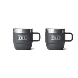 YETI Espressotassen, 2 Pack, 6oz, Charcoal von YETI