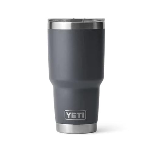 YETI Rambler, Edelstahl, Becher, Graphite, 30oz (887ml) von YETI